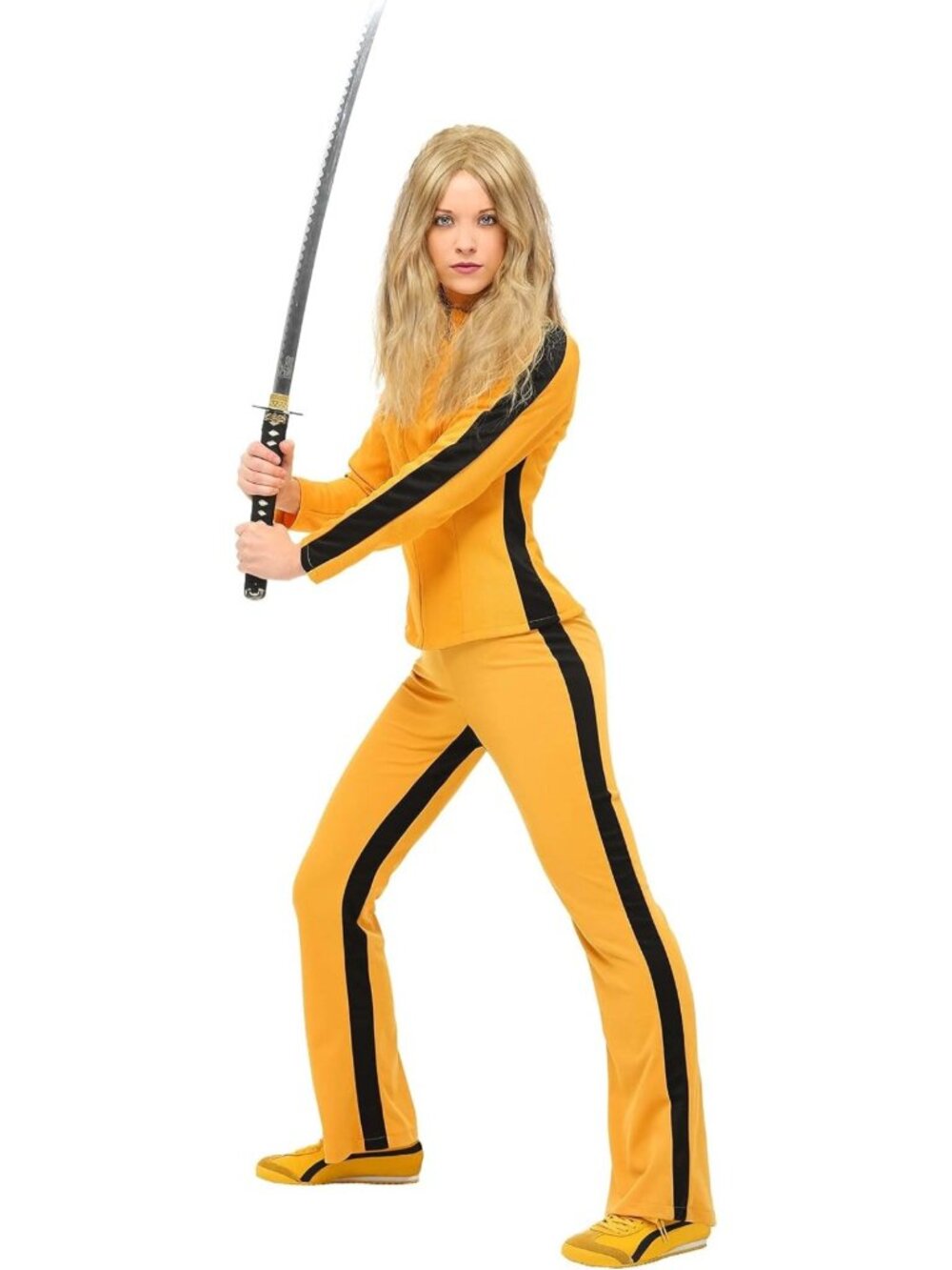 Women's Kill Bill Halloween Costume - Beatrix Kiddo Kung-Fu Outfit for Adults